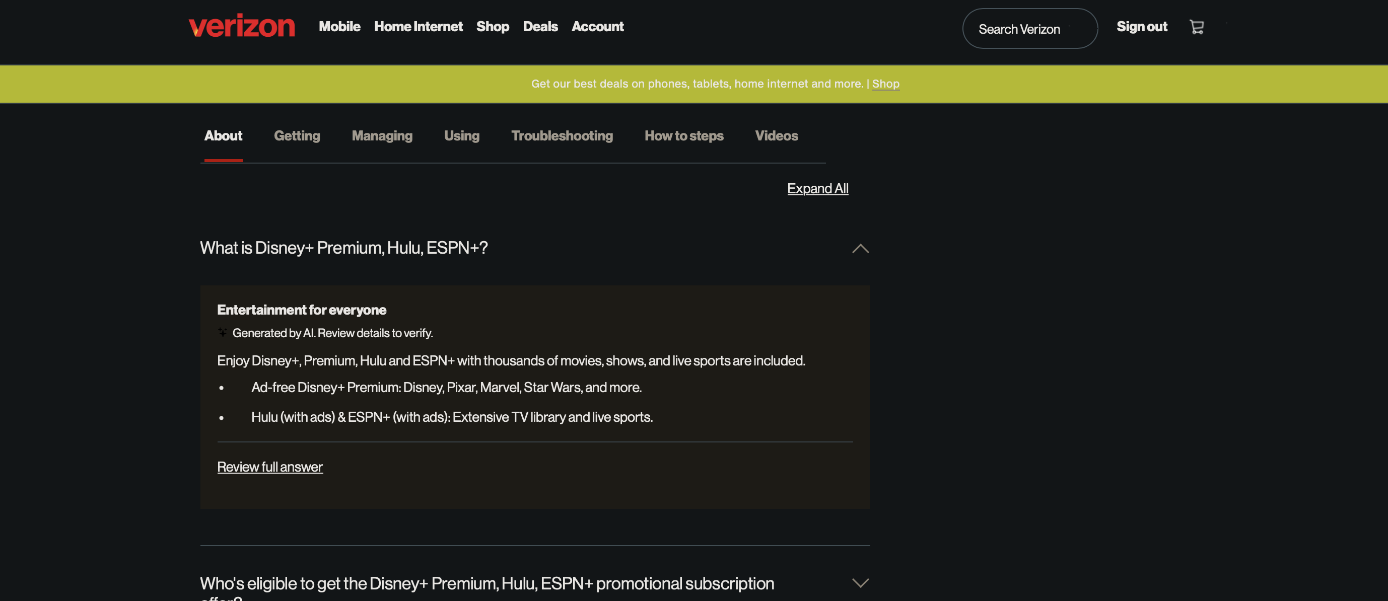 What is Disney+ Premium, Hulu, ESPN+? That's a good question.